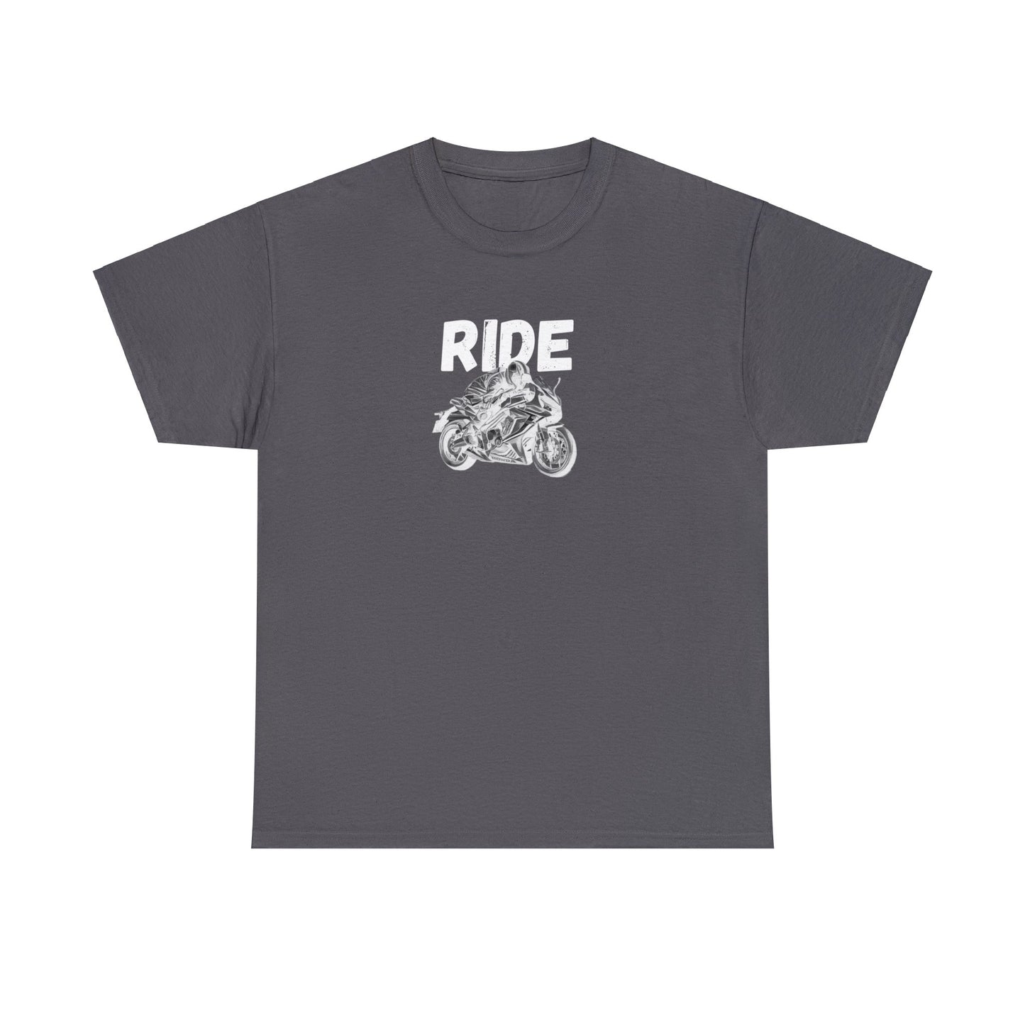 "Ride" Unisex Heavy Cotton Tee with Honda CBR 650R