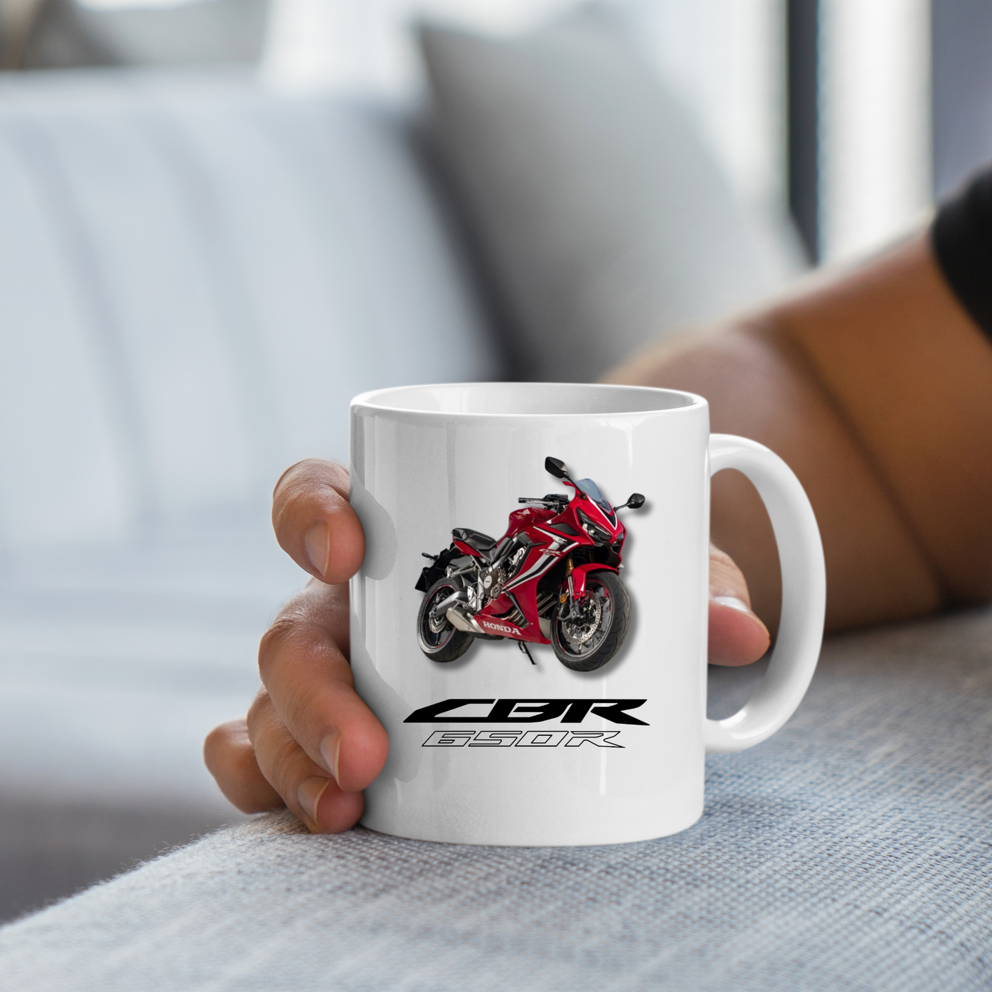 Honda CBR650R White 11oz Ceramic Mug